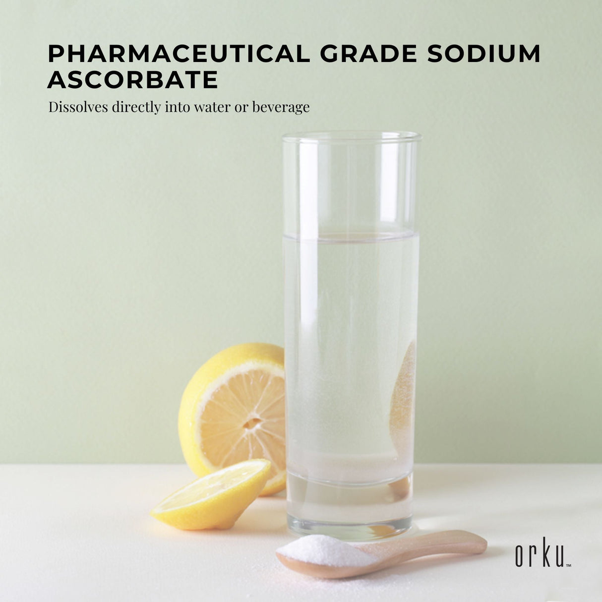 1Kg Sodium Ascorbate Powder - Vitamin C Buffered Pharmaceutical Ascorbic Acid