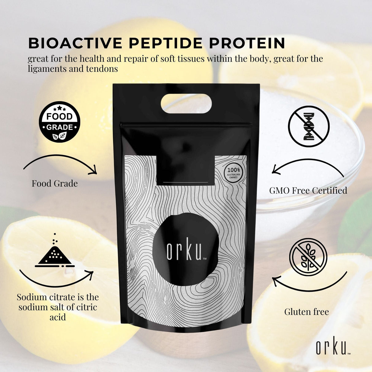 5Kg Sodium Citrate Powder - Trisodium Food Grade Salt Acid Preservative