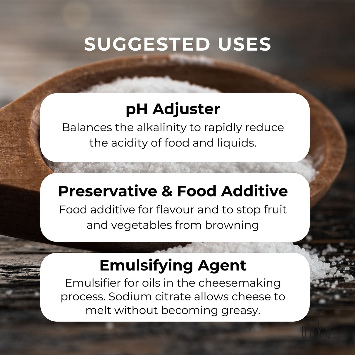 Bulk 10Kg Sodium Citrate Powder - Trisodium Food Grade Salt Acid Preservative