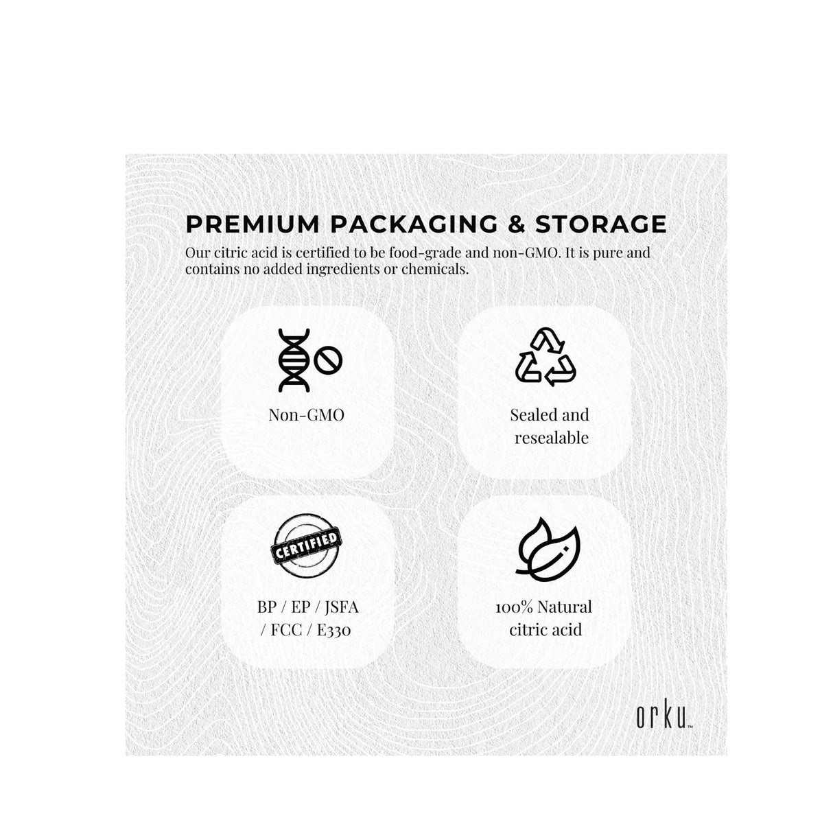 1Kg Citric Acid Powder - Food Grade Anhydrous GMO Free Preservative c6h807