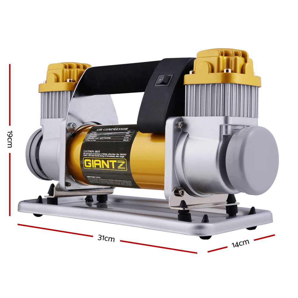 Air Compressor 12V 4x4 Tyre 200L/MIN Deflator Inflator Car Truck Portable