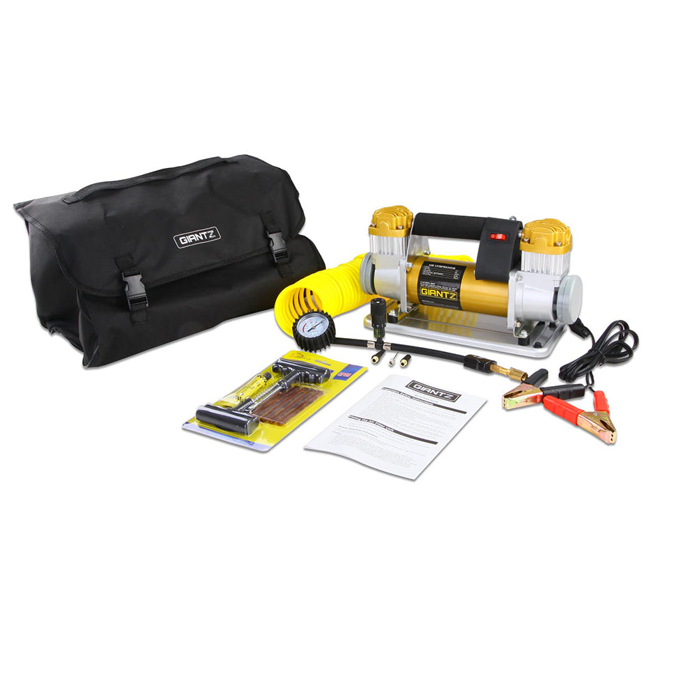 Air Compressor 12V 4x4 Tyre 200L/MIN Deflator Inflator Car Truck Portable