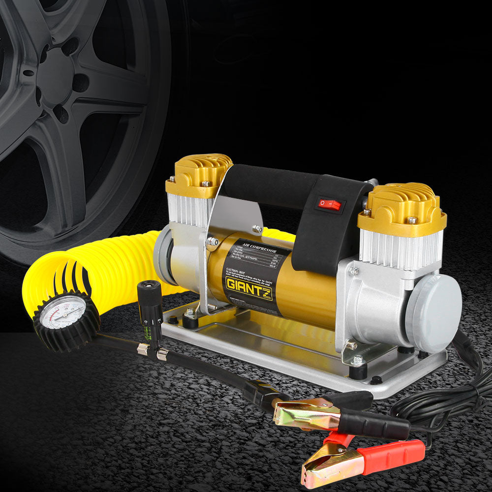 Air Compressor 12V 4x4 Tyre 200L/MIN Deflator Inflator Car Truck Portable