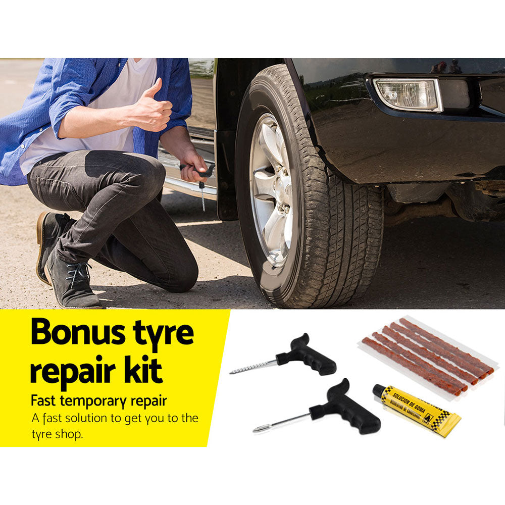 Air Compressor 12V 4x4 Tyre 320L/min Deflator Inflator Car Truck Portable