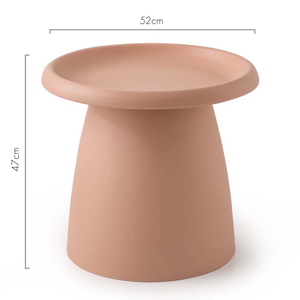 Coffee Table Round 52CM Plastic Pink
