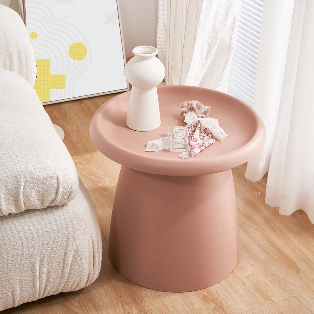 Coffee Table Round 52CM Plastic Pink