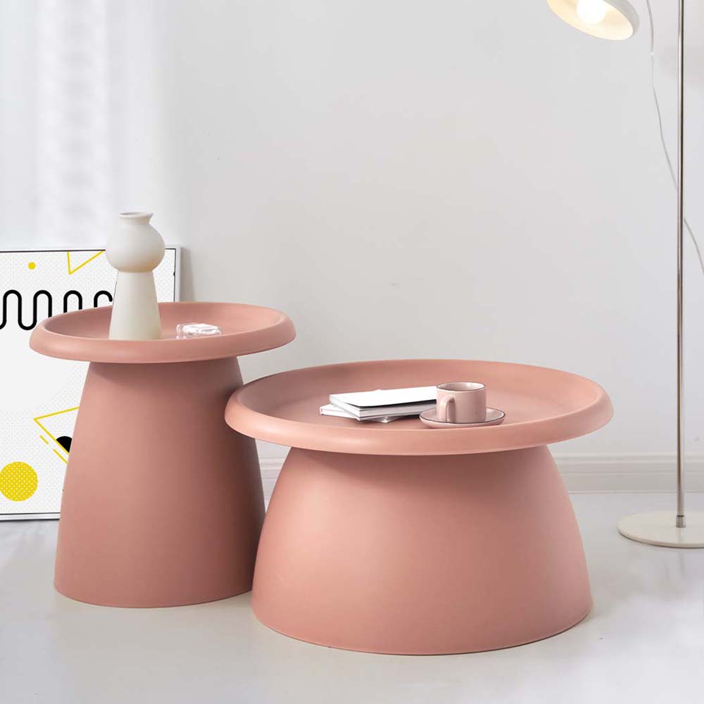 Coffee Table Round 52CM Plastic Pink