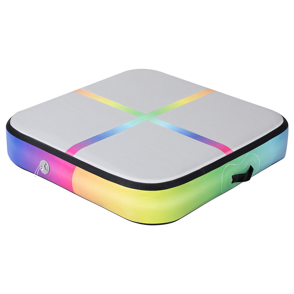 1m Air Track Mat Inflatable Gymnastics Tumbling Mat Colourful