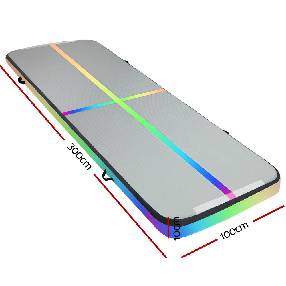 3X1M Air Track Inflatable Tumbling Mat Gymnastics Yoga Mat