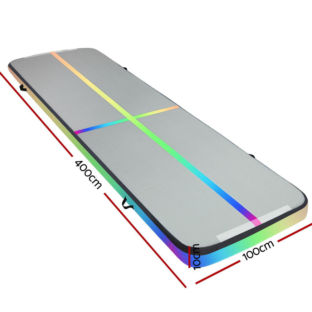 4X1M Air Track Inflatable Tumbling Mat Gymnastics Yoga Mat