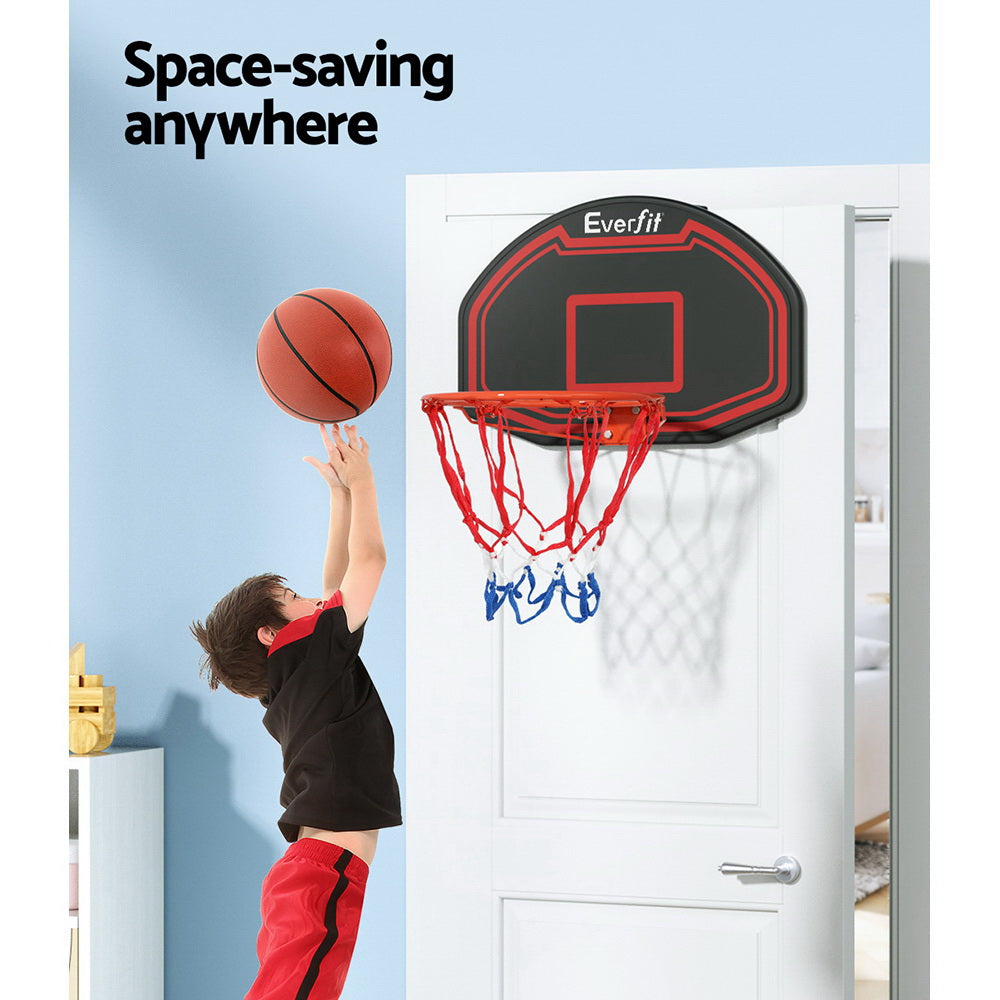 38" Basketball Hoop Backboard Door Wall Mounted Ring Net Sports Kids