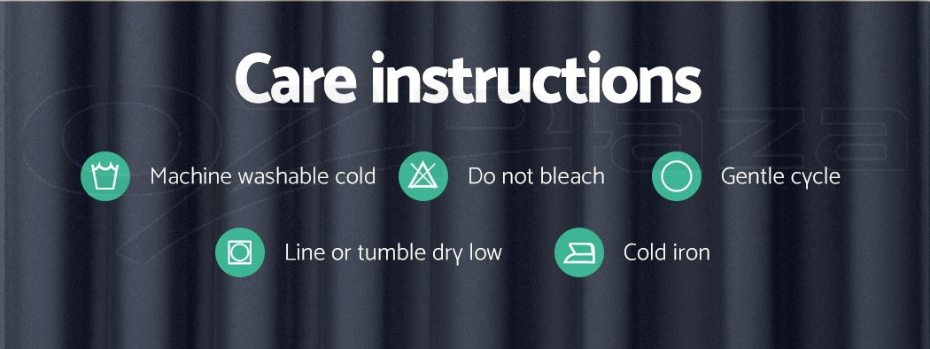 2X Blockout Curtains Eyelet 140x230cm Charcoal