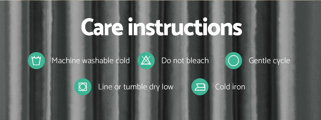 2X Blockout Curtains Eyelet 300x230cm Grey Shine