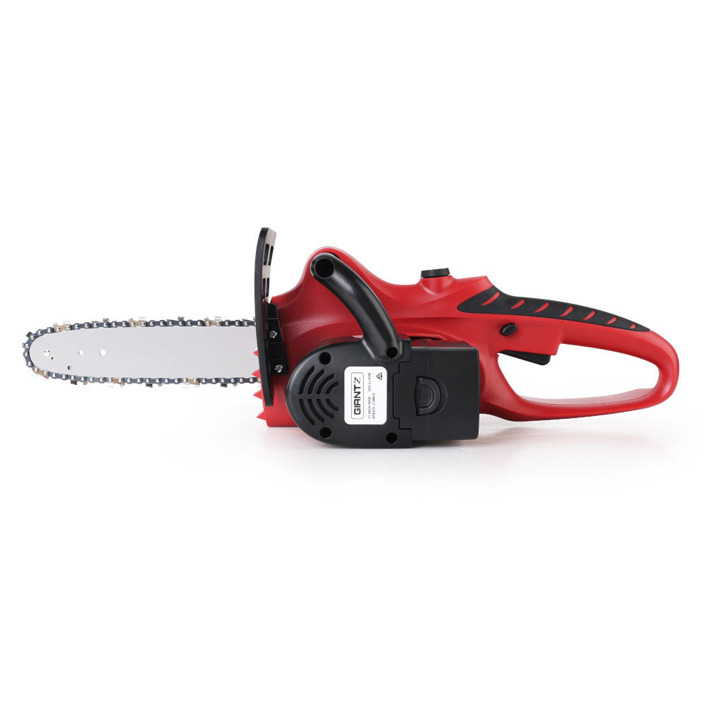 Chainsaw 10" 20V Cordless Saw Electric Battery Rechargeable, Chainsaw Electric Cordless 20V 10" Saw Wood Cutter Pruner Li-lon Battery