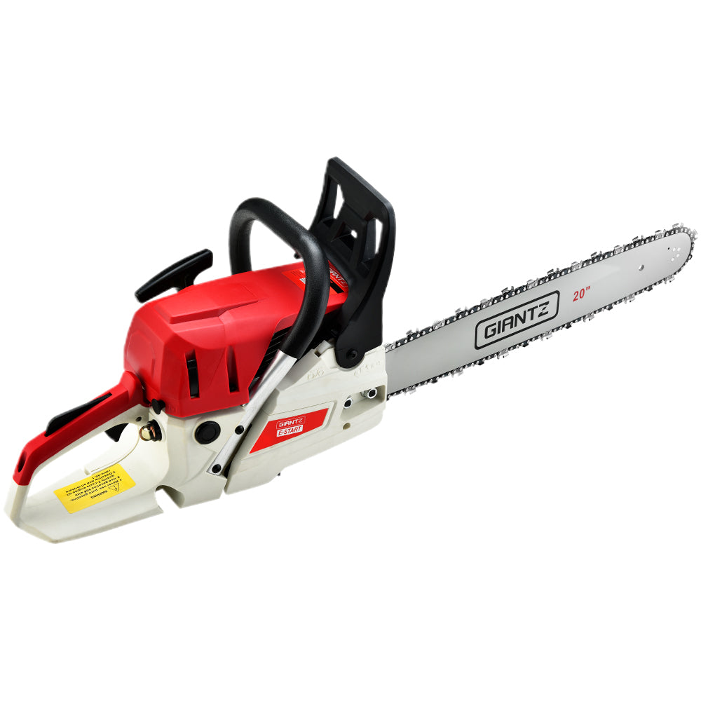 Chainsaw Petrol 62CC 20" Bar Commercial E-Start Pruning Chain Saw, Chainsaw Petrol 62CC 20" Bar Commercial E-Start Pruning Chain Saw 4.5HP