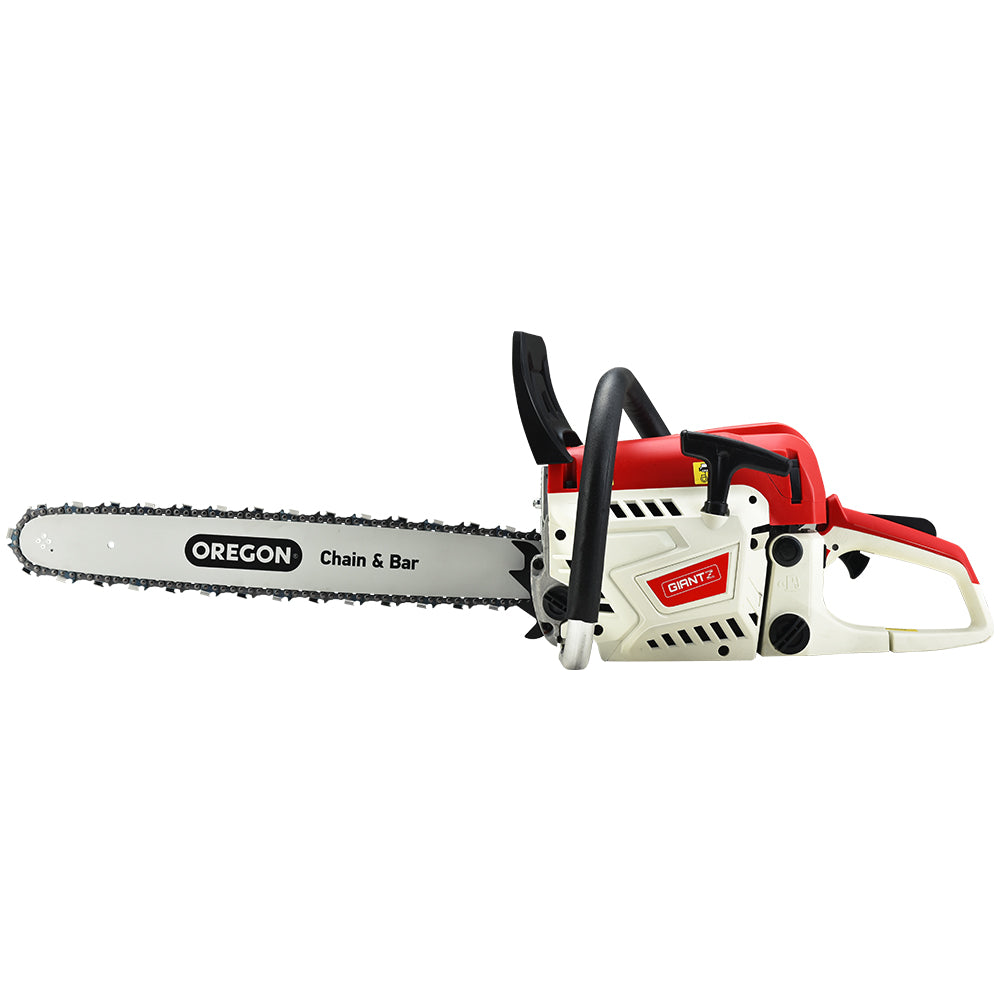 Chainsaw Petrol 52CC 20" Oregon Bar Commercial E-Start Pruning Chain Saw, Chainsaw Petrol 88CC 24" Oregon Bar Commercial E-Start Pruning Chain Saw