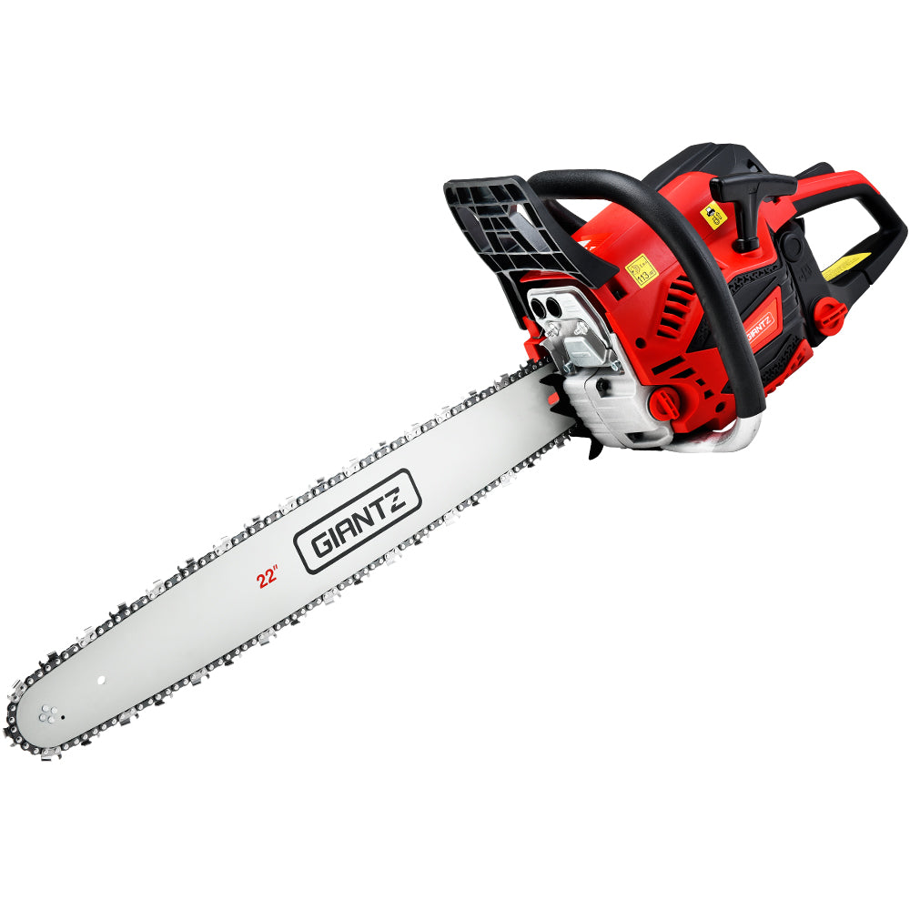 Chainsaw Petrol 58CC 22" Bar Commercial E-Start Pruning Chain Saw, Chainsaw Petrol 58CC 22" Bar Commercial E-Start Pruning Chain Saw 4.2HP