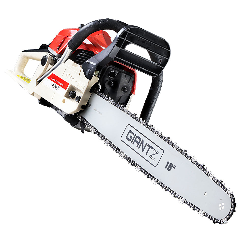 Chainsaw Petrol 75CC 18" Bar Commercial E-Start Pruning Chain Saw, Chainsaw Petrol 52CC 20" Bar Commercial E-Start Pruning Chain Saw 5.2HP
