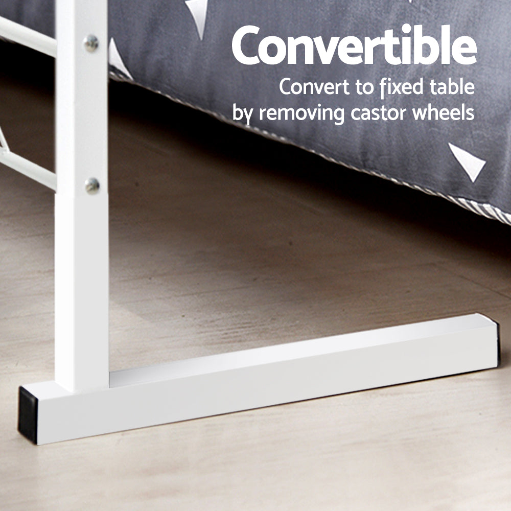 Laptop Desk Table Adjustable 60CM Light Wood