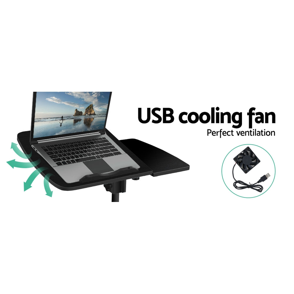 Laptop Desk Table Fan Cooling Black 60CM