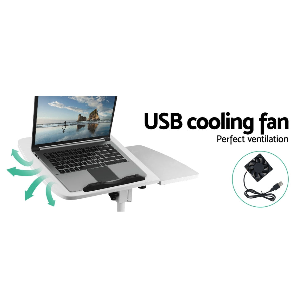 Laptop Desk Table Fan Cooling White 60CM