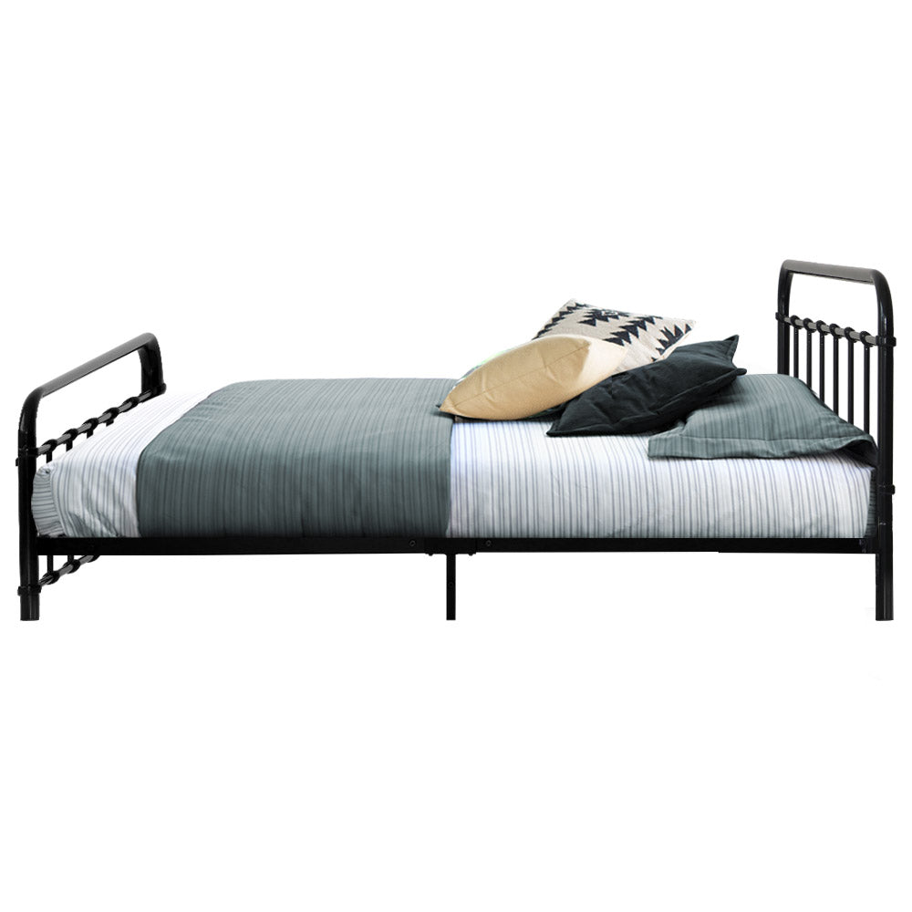 Bed Frame Metal Frames LEO - Single (Black)