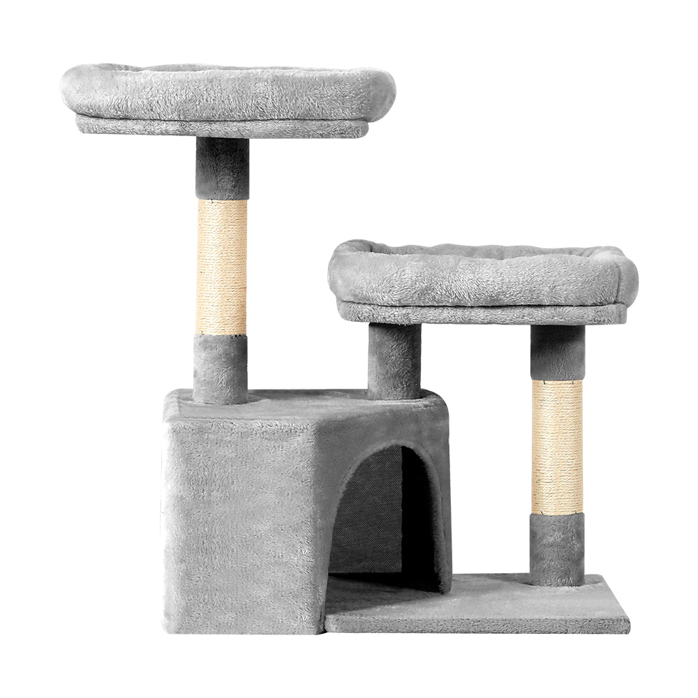 Cat Tree 69cm Scratching Post Tower Scratcher Wood Condo House Bed Trees