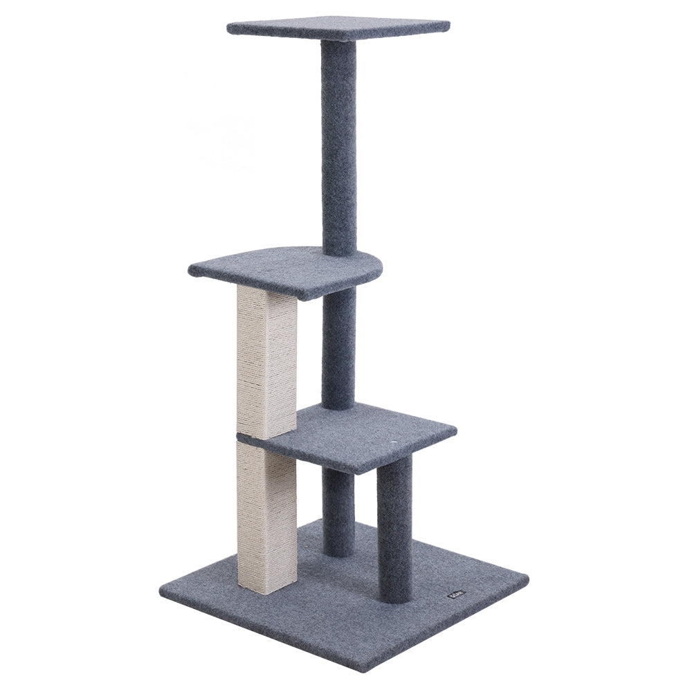 Cat Tree 124cm Scratching Post Tower Scratcher Trees Wood Condo Board