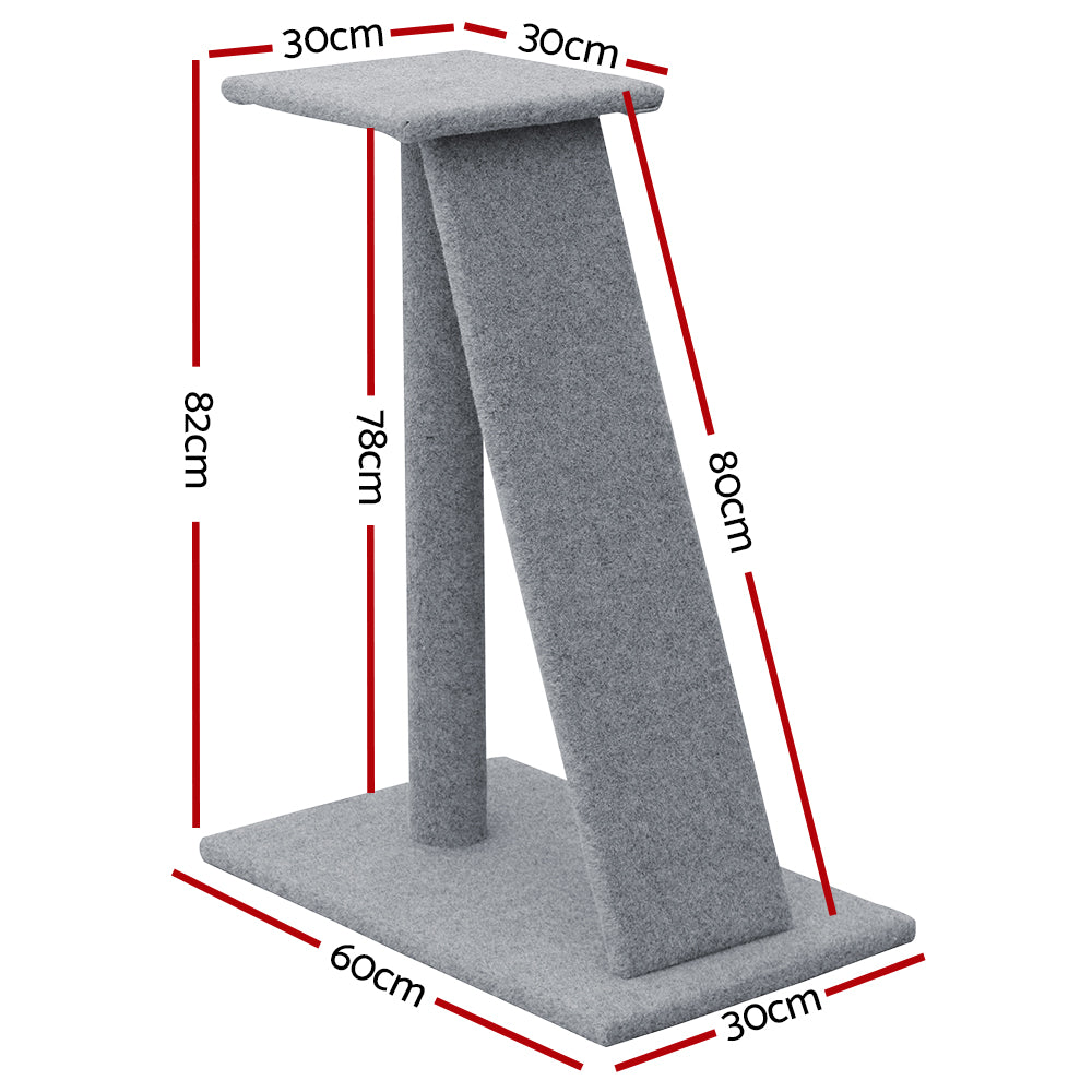 Cat Tree 82cm Scratching Post Tower Scratcher Condo Trees Climb House