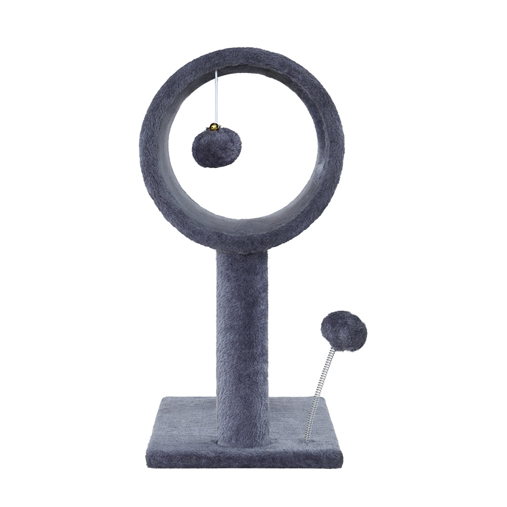 Cat Tree 53cm Scratching Post Tower Scratcher Wood Condo House Trees Grey