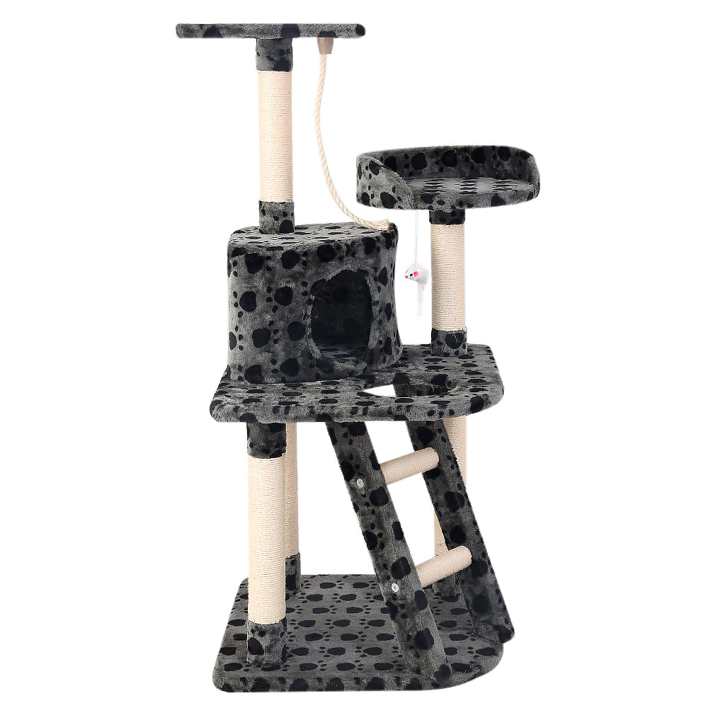 Cat Tree 120cm Tower Scratching Post Scratcher Trees Bed Wood Condo Toys Bed