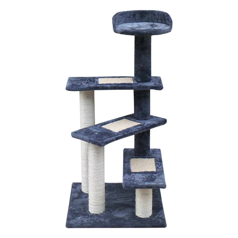 Cat Tree 100cm Scratching Post Scratcher Tower Wood Condo House Trees Bed