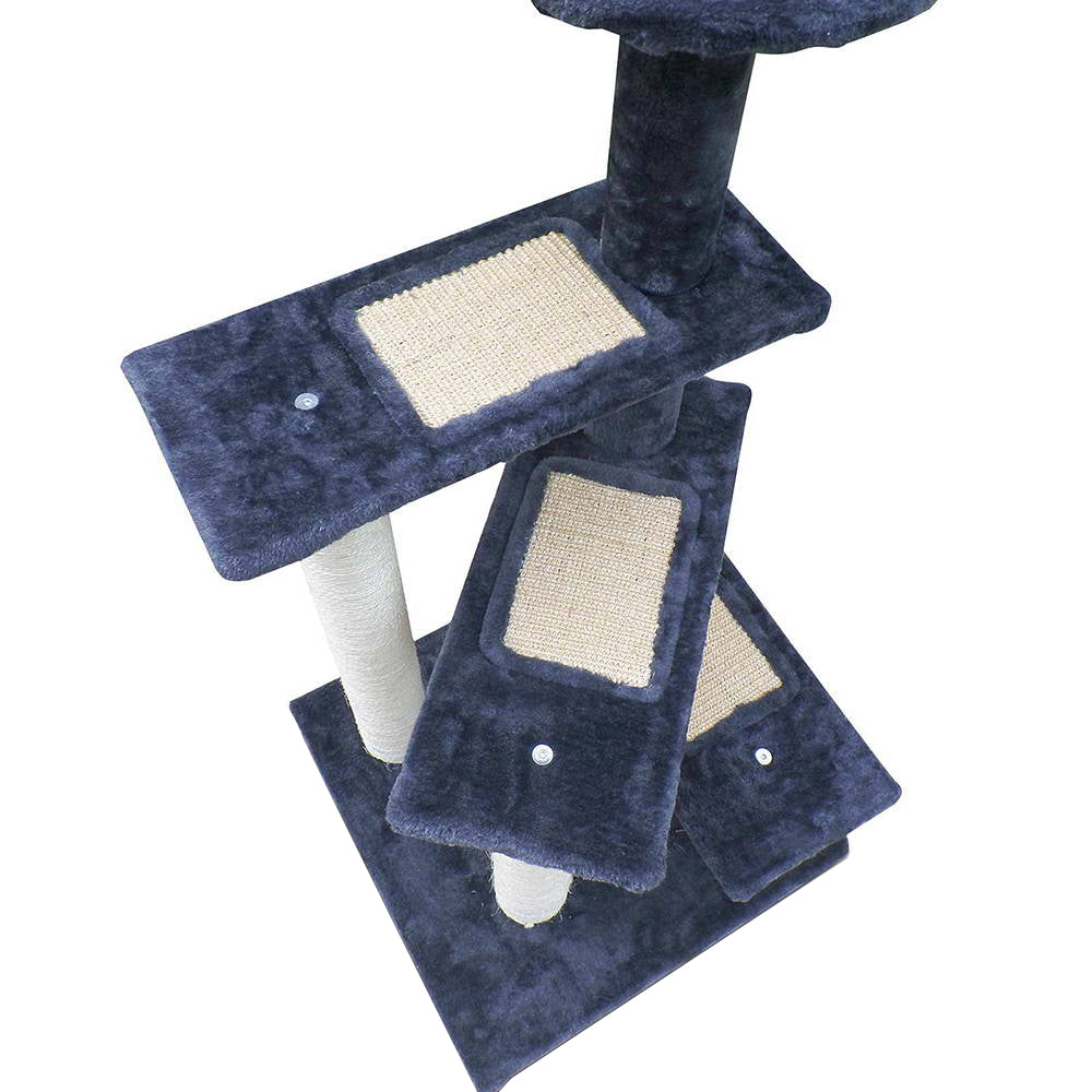 Cat Tree 100cm Scratching Post Scratcher Tower Wood Condo House Trees Bed