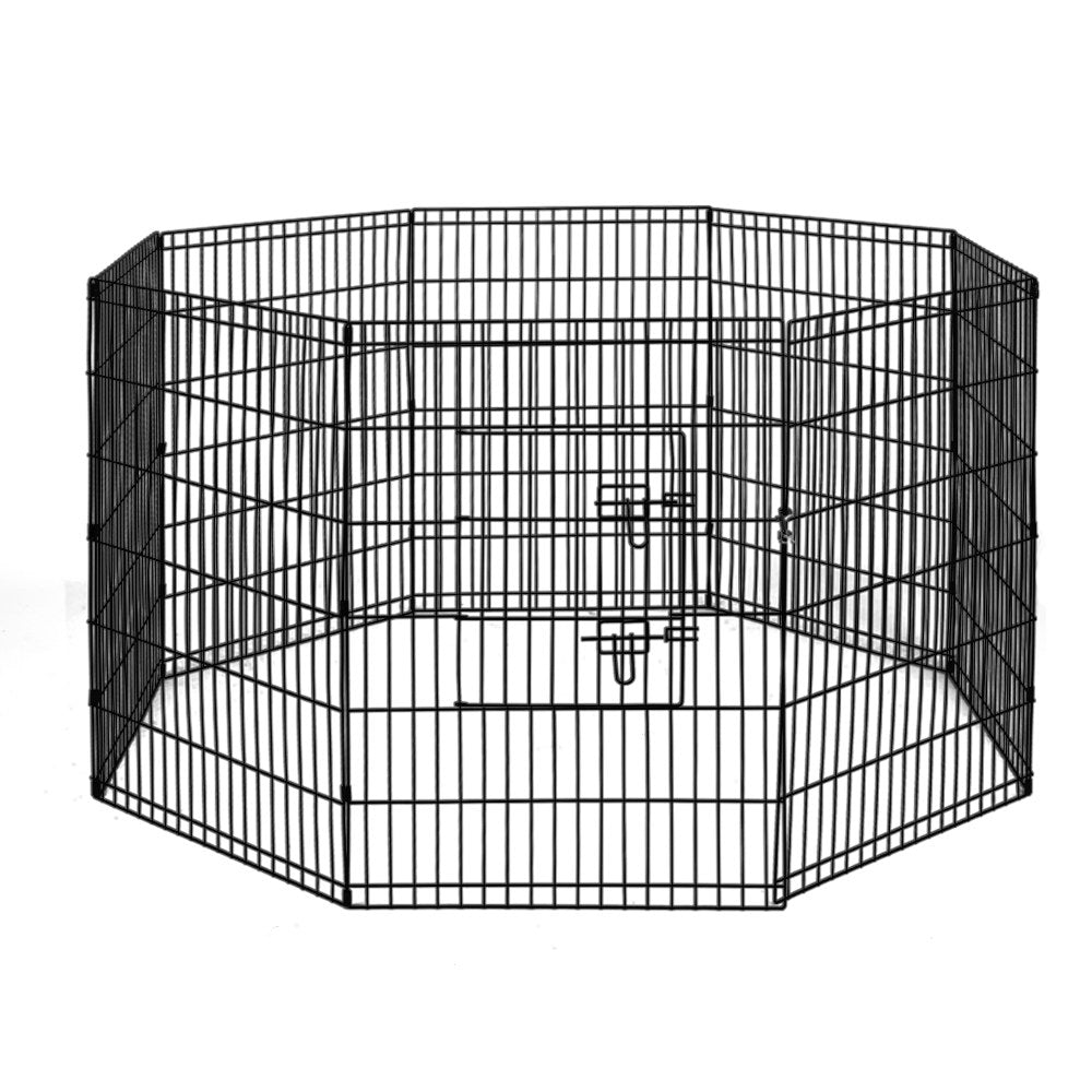 36" 8 Panel Dog Playpen Pet Fence Exercise Cage Enclosure Play Pen