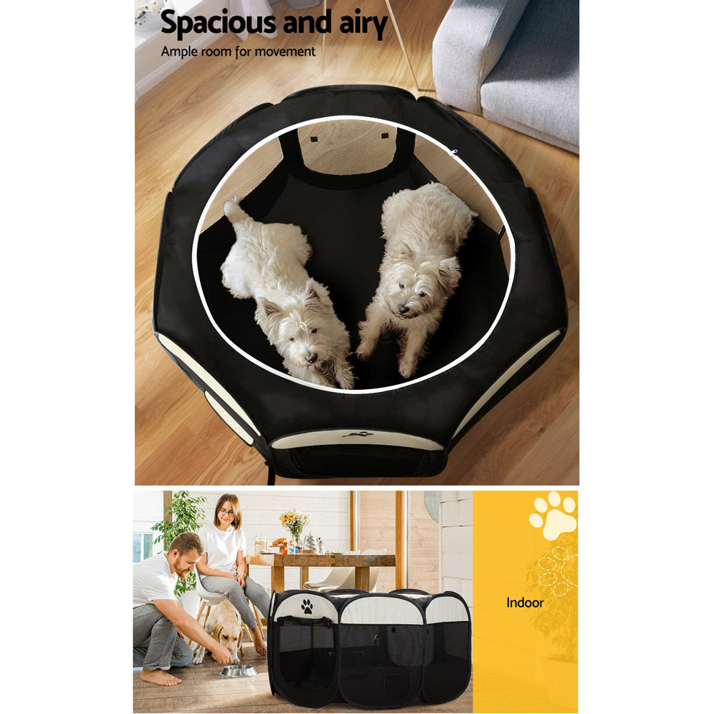 Dog Playpen Tent Pet Crate Fence XL Enclosure