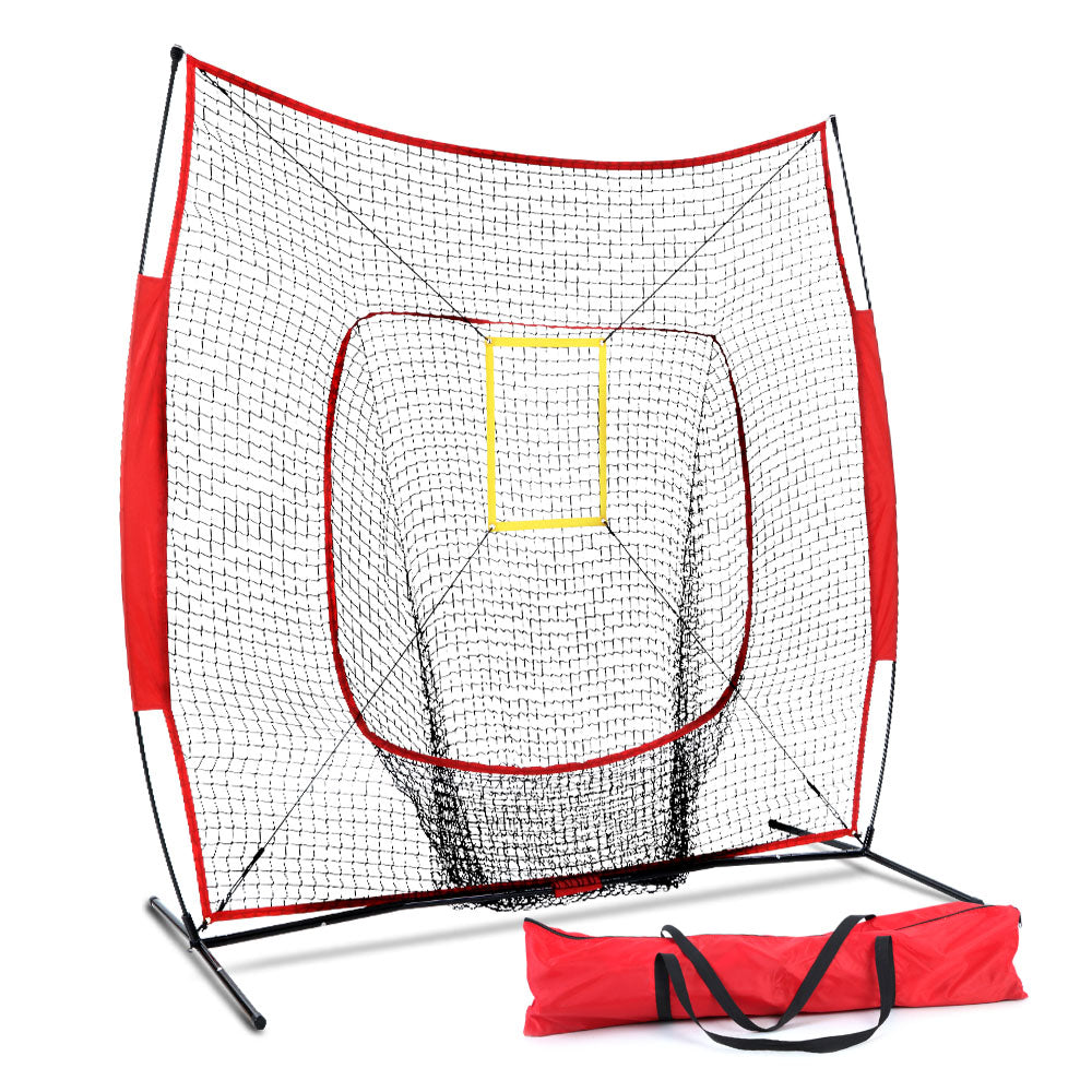 7ft Baseball Net Pitching Kit with Stand Softball�Training Aid Sports