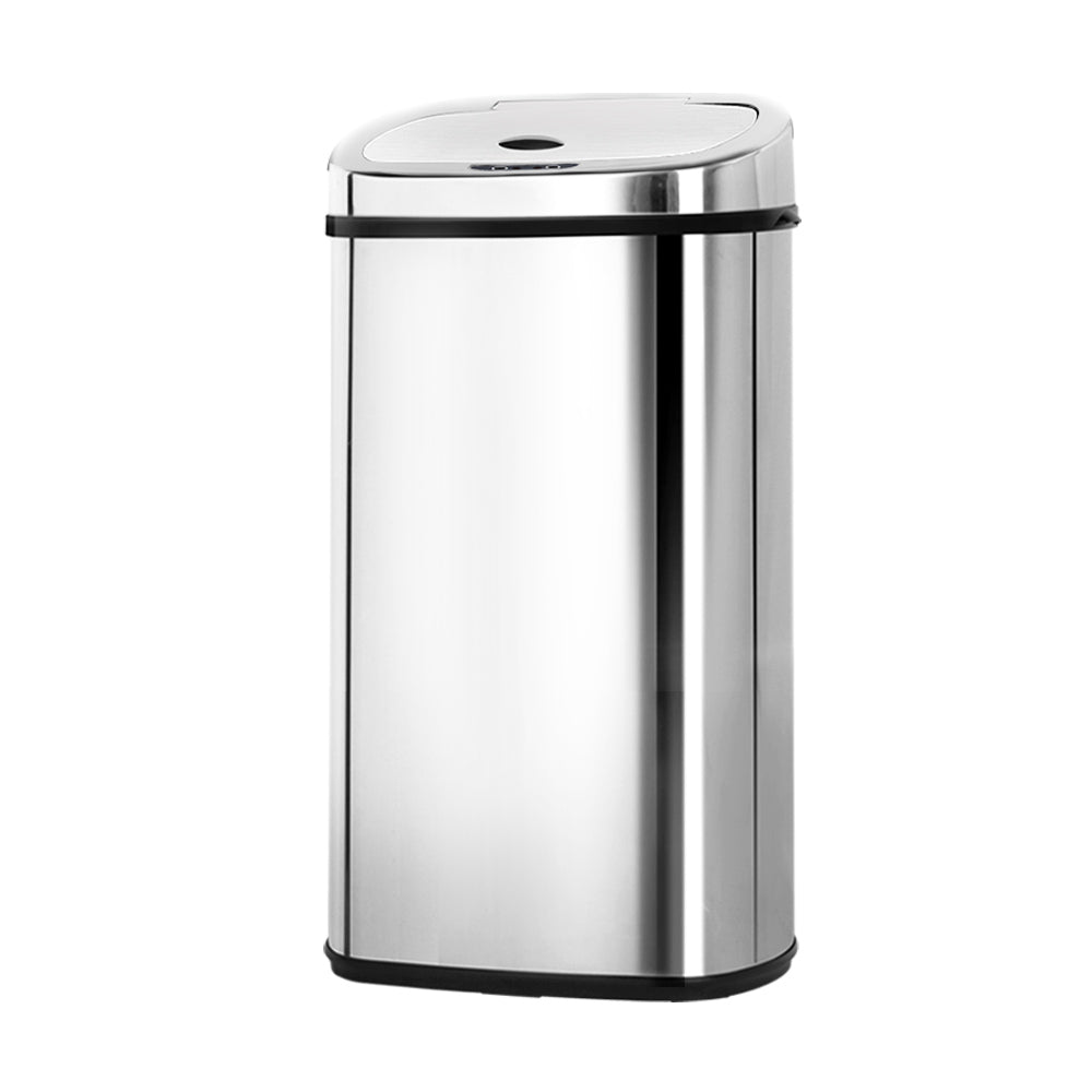 50L Motion Sensor Bin Rubbish Automatic Silver