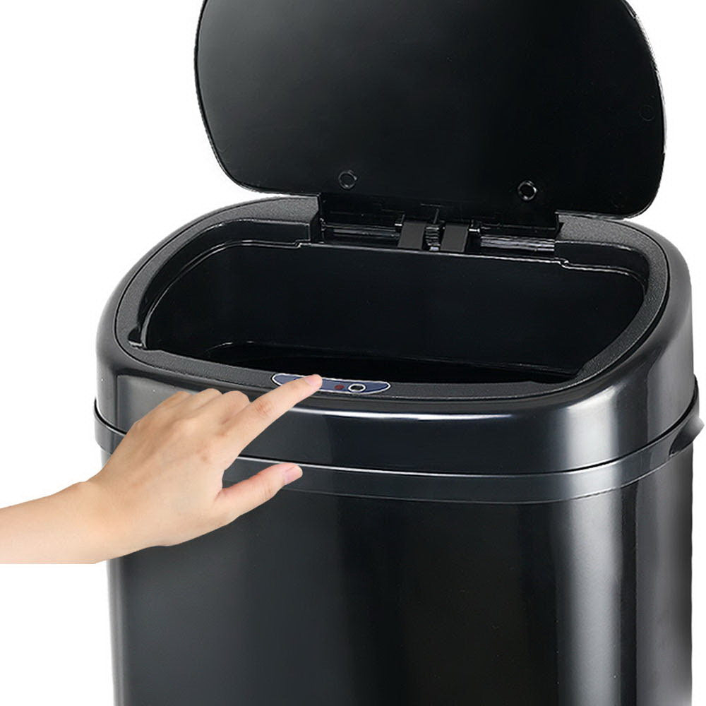 58L Motion Sensor Bin Rubbish Automatic Black