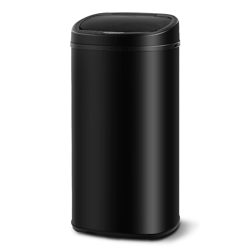 68L Motion Sensor Bin Rubbish Automatic Black
