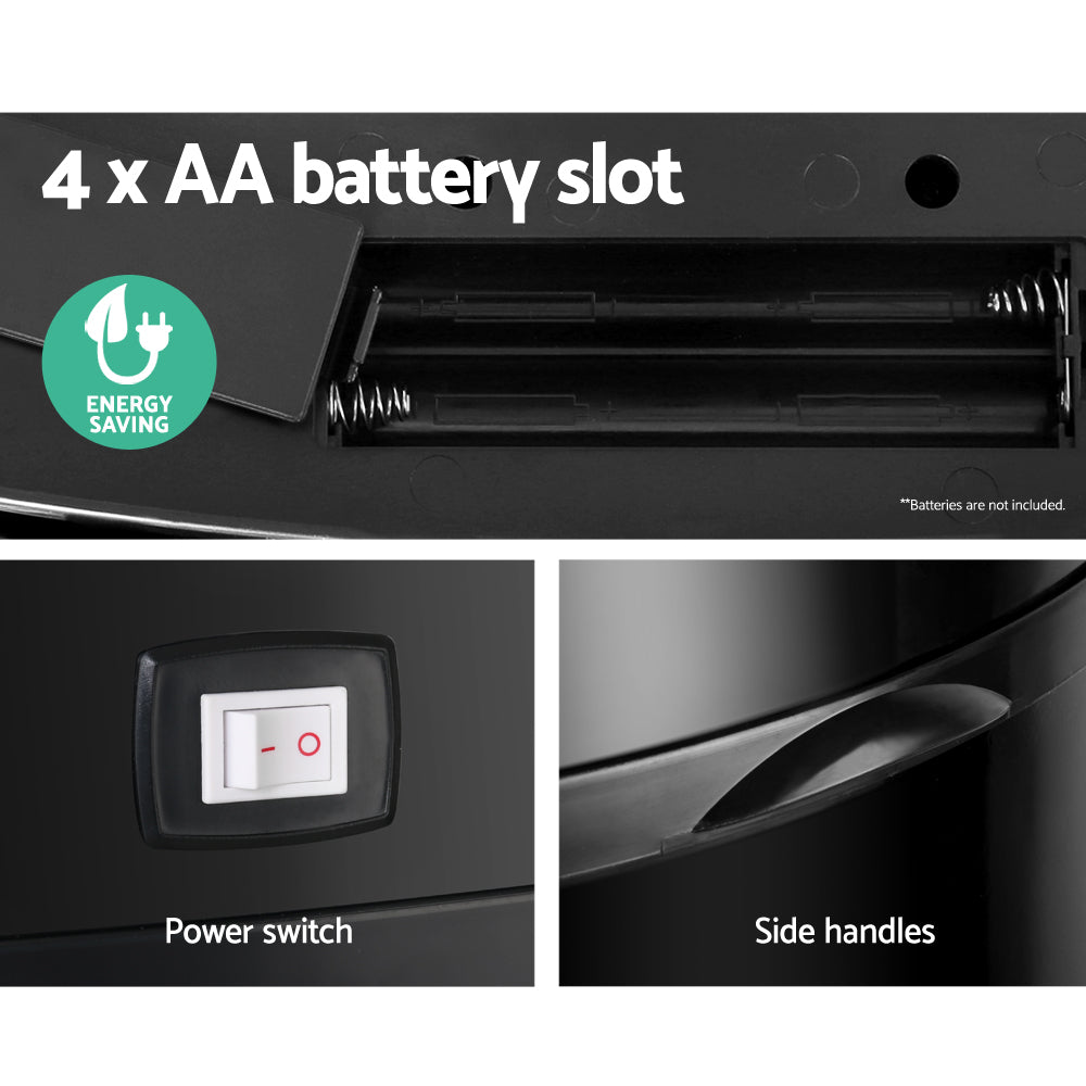 68L Motion Sensor Bin Rubbish Automatic Black