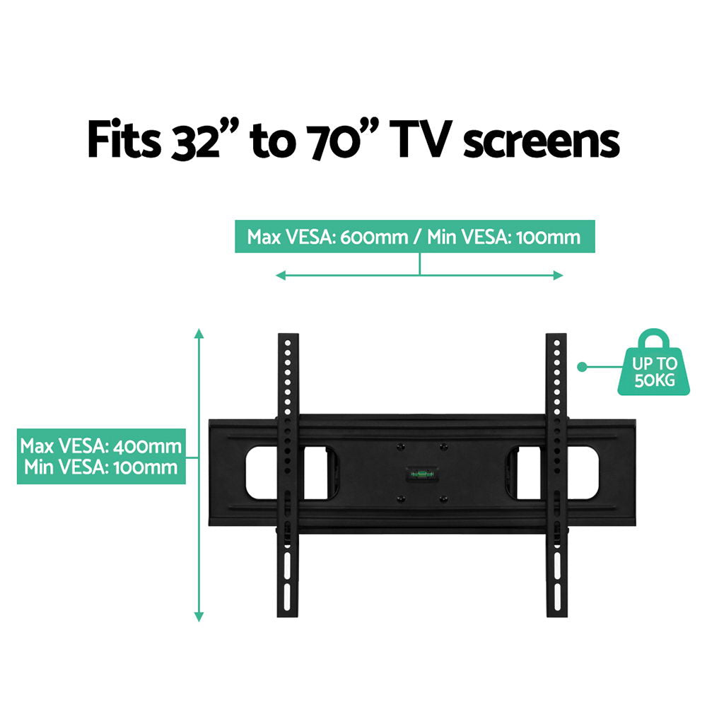 TV Wall Mount Bracket for 32"-70" LED LCD TVs Full Motion Strong Arms