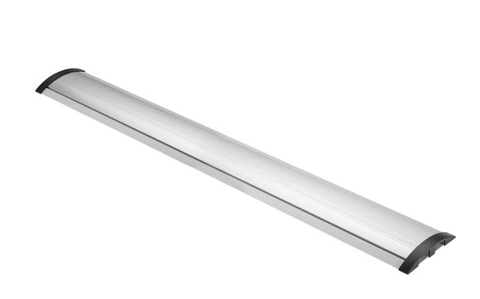 Aluminum Floor Cable Cover - 1104x139mm Material:Aluminum,ABS Dimensions 1104x139x22mm