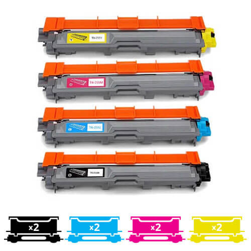 Compatible Premium 2 set x TN251/ TN255 Combo Toner - for use in Printers