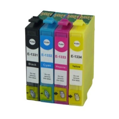 Compatible Premium Ink Cartridges 133 Cartridge Set of 4 (Bk/C/M/Y) - for use in Printers