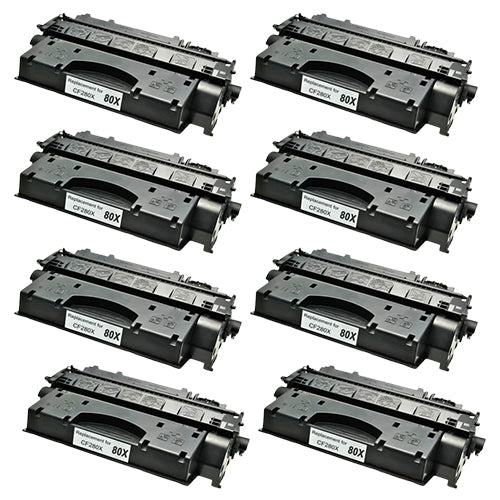 Compatible Premium 10 x 80X Hi Capacity Toner Cartridge (CF280X) - for use in Printers