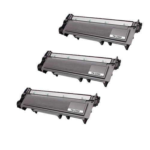 Compatible Premium 3 x TN2350 Black Toner Cartridge - for use in Printers