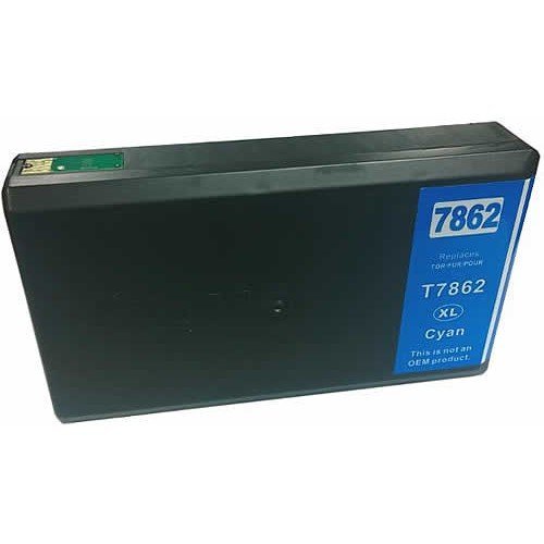 Compatible Premium Ink Cartridges T7862XL High Yield Cyan Inkjet Cartridge - for use in Printers