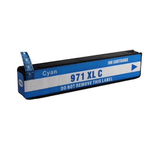Compatible Premium Ink Cartridges 971XLC High Yield Cyan Remanufacturer Inkjet Cartridge - for use in Printers