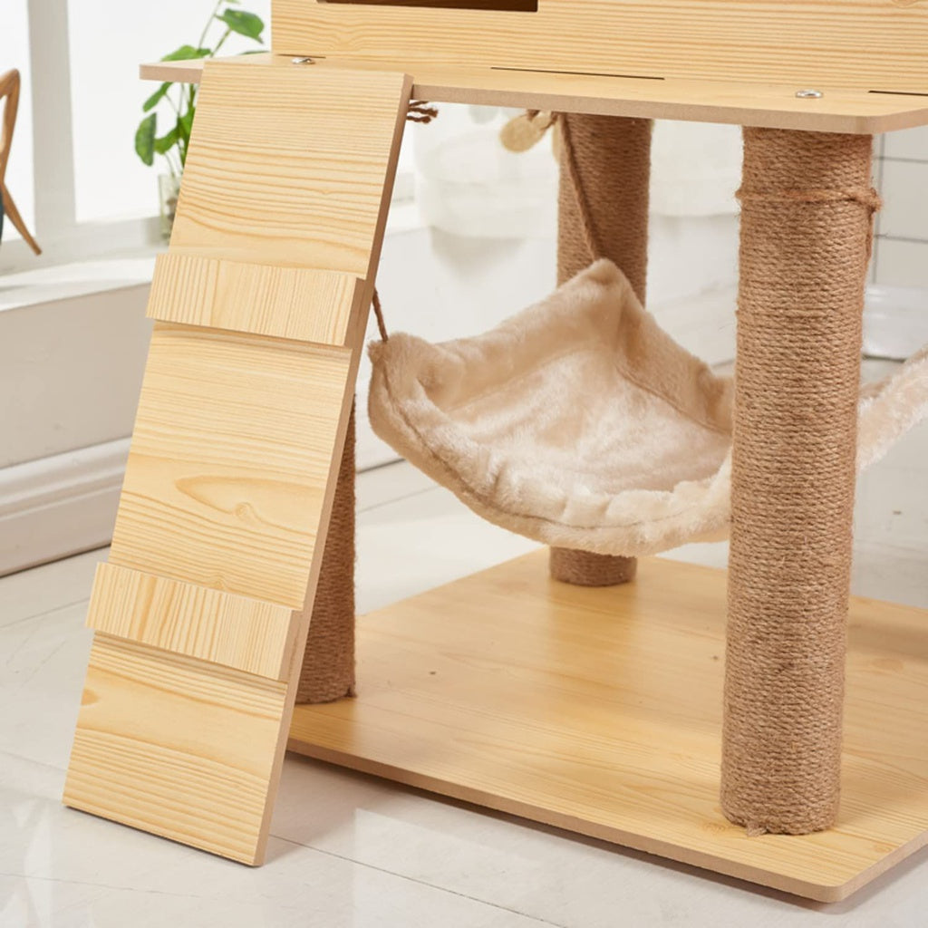 130cm Wooden Cat Tree FI-CT-155-BJ