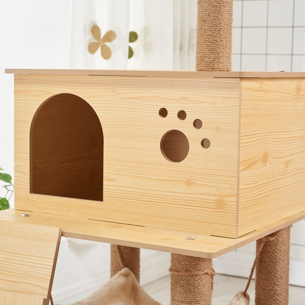 130cm Wooden Cat Tree FI-CT-155-BJ